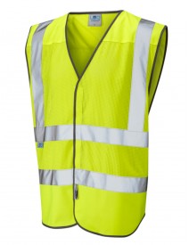 Leo Arlington Coolviz Mesh Waistcoat Yellow